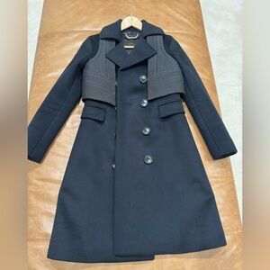 Burberry Porsum runway wool women’s coat size 40 made in Italy.